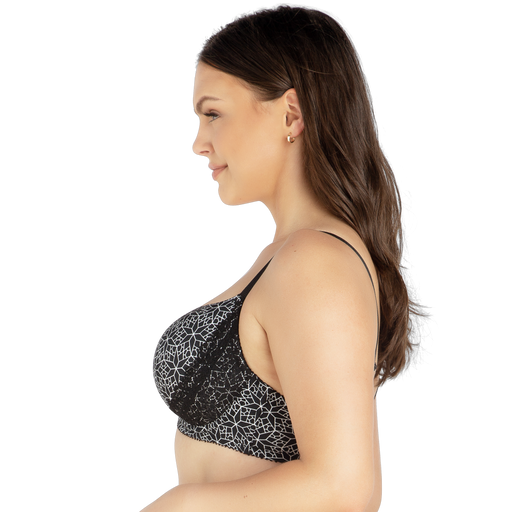 Casey Mosaic - Parfait - casey-plunge-molded-bra-mosaic - The Pencil Test - Parfait