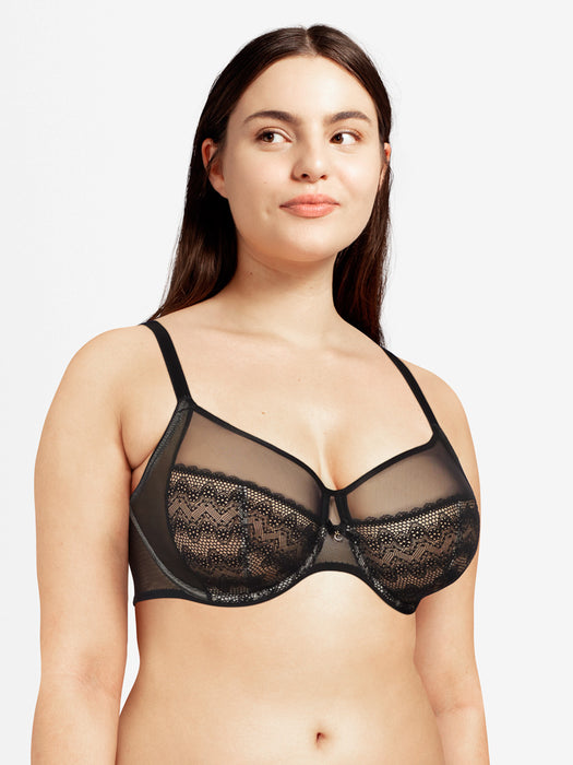 Revele Moi - Chantelle - revele-moi-unlined-wire-bra - The Pencil Test - Chantelle