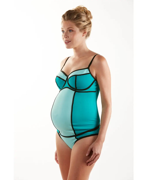 Rosy maternity tankini - Cache Coeur - rosy-maternity-tankini - The Pencil Test - Cache Coeur