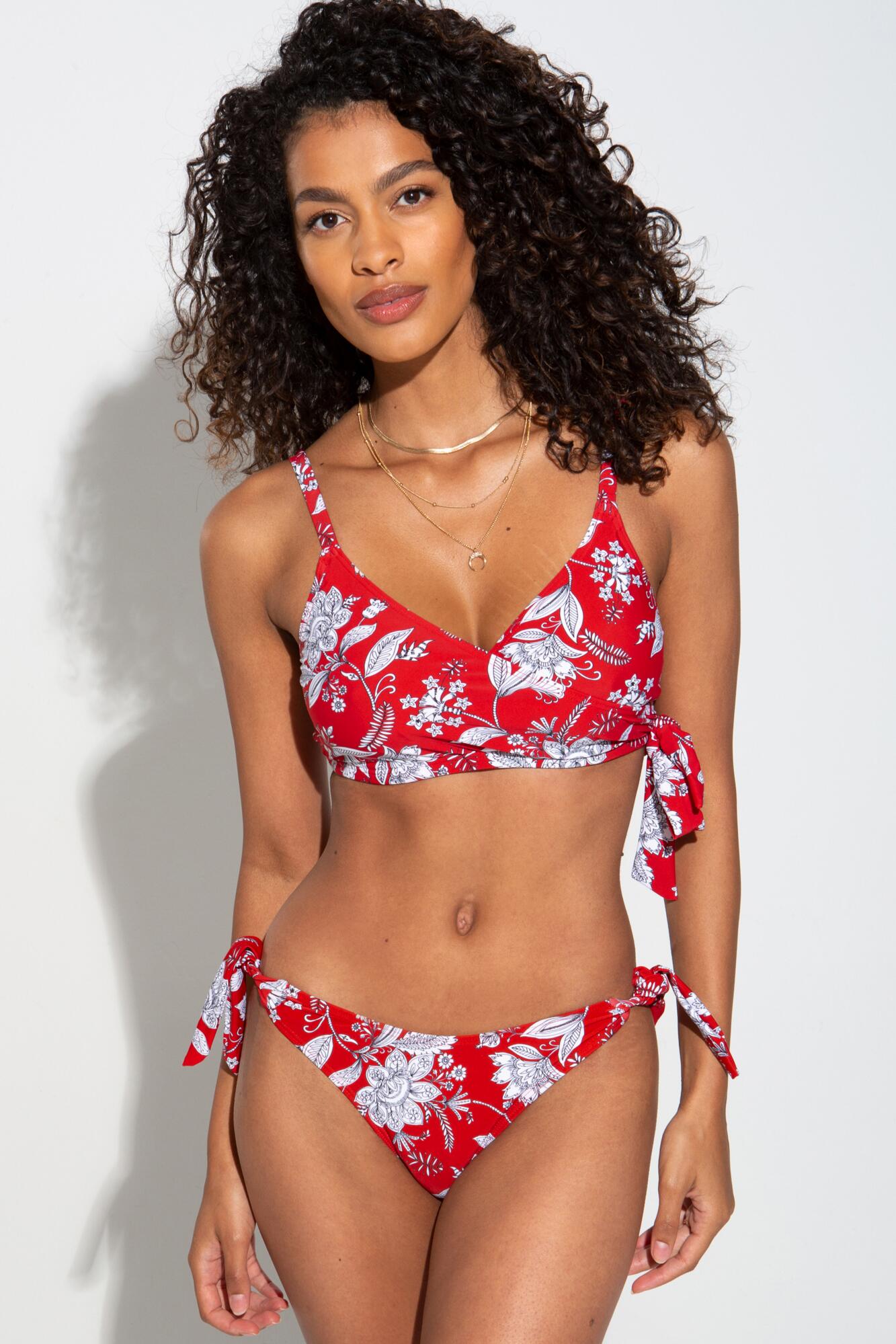 Wrap Swim Top White