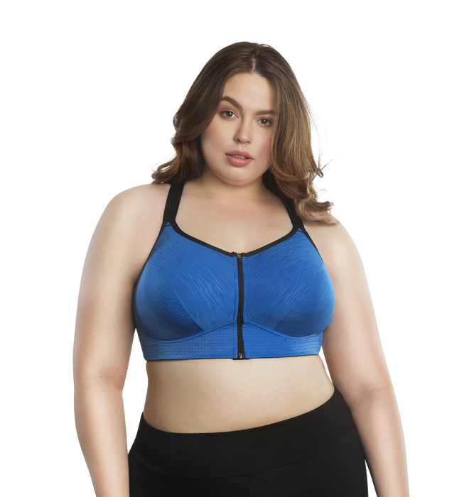 Wave sport - Parfait - wave-zip-front-sports-bra - The Pencil Test - Parfait